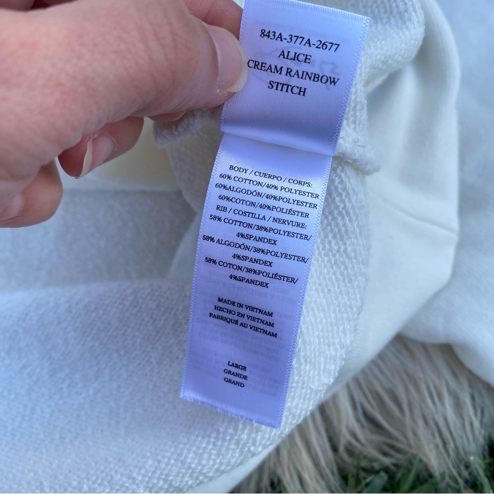 Rails Multicolor Thread Crewneck Sweatshirt Large - image 5